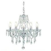 Boxed Acrylic Chandelier Style Ceiling Light RRP £55 (Pallet No 10060) (Public Viewing and