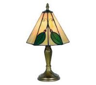 Boxed Oak Lighting Tiffany Table Lamp (Pallet No 15907) (Public Viewing and Appraisals Available)