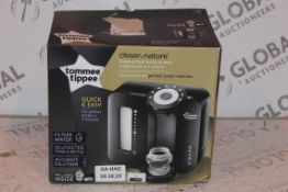 Boxed Tommee Tippee Closer to Nature Perfect Preparation Bottle Warming Station in Black RRP £80 (