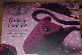 Lot to Contain 3 Boxed Brand New and Sealed Knitting Craft Kits