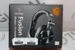 Boxed Pair 1 Audio Fusion Bluetooth Headphones