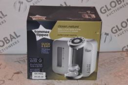 Boxed Tommee Tippee Closer to Nature Perfect Preparation Bottle Warming Station RRP £80 (Public