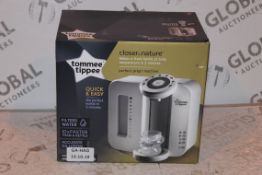 Boxed Tommee Tippee Closer to Nature Perfect Preparation Bottle Warming Station RRP £80 (Public