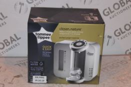 Boxed Tommee Tippee Closer to Nature Perfect Preparation Bottle Warming Station RRP £80 (Public