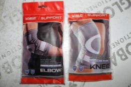 Assorted Live Up Sports Support Knee and Elbow Pads in Assorted Sizes