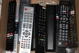 Assorted Sharp and Polaroid TV Remotes (Public Viewing and Appraisals Available)