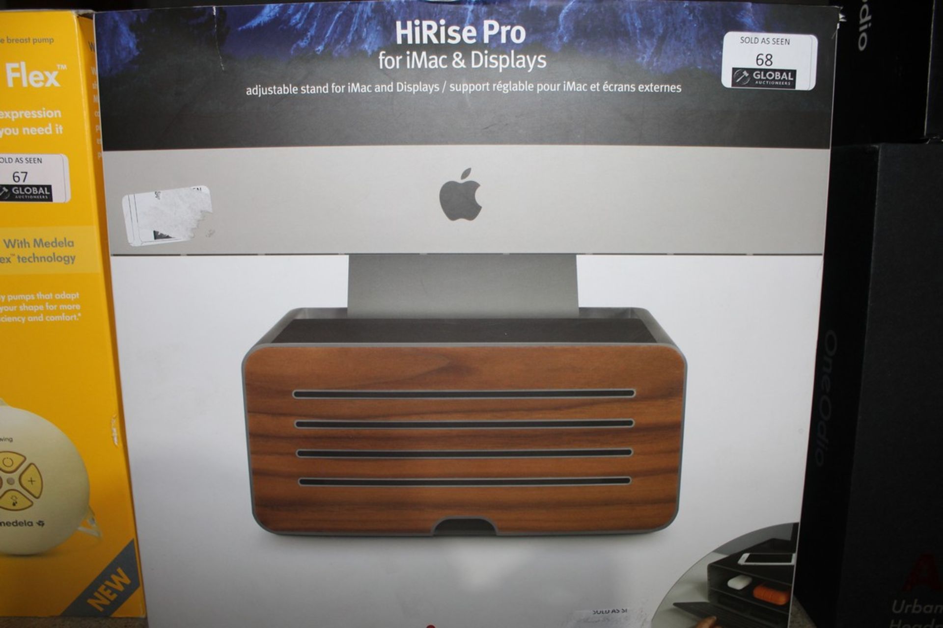 Boxed 12 South High Rise Pro iMac Display Stand RRP £80
