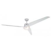 Ceiling Fan with Light RRP £390 (10060) (Public Viewing and Appraisals Available)