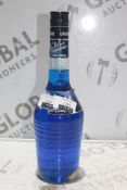 Make Yourself a Blue Lagoon With The Key Ingredient Blue Craqau Volare Italian Liqueur RRP £35 Each