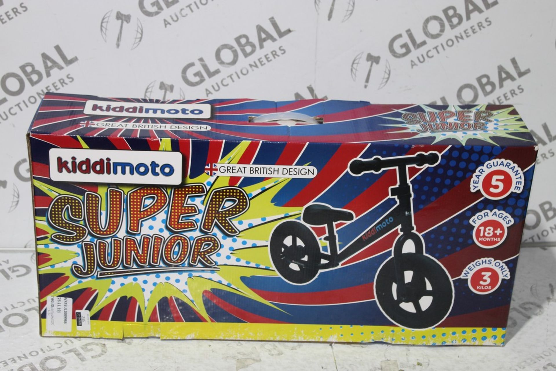 Boxed Kidi Moto Balance Bike RRP £60 (RET00294525) (Public Viewing and Appraisals Available)