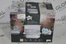 Boxed Tommee Tippee Super Steam Advanced Steam Steriliser RRP £50 (RET00025063) (Public Viewing