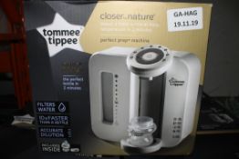 Boxed Tommee Tippee Closer to Nature Perfect Preparation Bottle Warming Station RRP £80 (Public