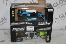 Boxed Assorted Night Racer and Blazer Remote Control Jeeps and Remote Control Cars (Public Viewing