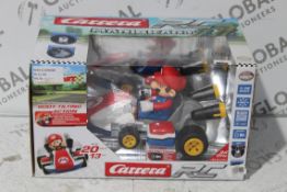 Boxed Mario Kart Carrera RC Remote Control Car RRP £60 (3543377) (Public Viewing and Appraisals