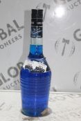 Make Yourself a Blue Lagoon With The Key Ingredient Blue Craqau Volare Italian Liqueur RRP £35 Each