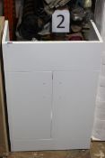 Boxed 530mm Gloss White Basin Unit RRP £90 (15998) (Public Viewing and Appraisals Available)