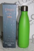 Brand New Ehugos 500ml Vacuum Water Bottles RRP £14.99 Each