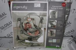 Boxed Ingenuity Convert Me Swing to Seat Baby Seat RRP £60 Ea (3541799) (Retoo251735) (Public