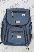 Antler Navy Blue Laptop Rucksack RRP £50 (Retoo348511) (Public Viewing and Appraisals Available)