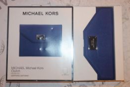 Lot to Contain 5 Boxed Brand New Michael Kors Ipad Air Sapphiano Clutch Bags Combined RRP £110