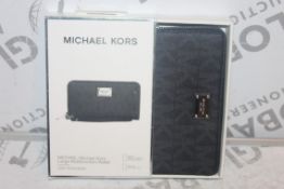 Lot to Contain 10 Boxed Brand New Michael Kors Large Multi Function Wallets with Phone Compartment