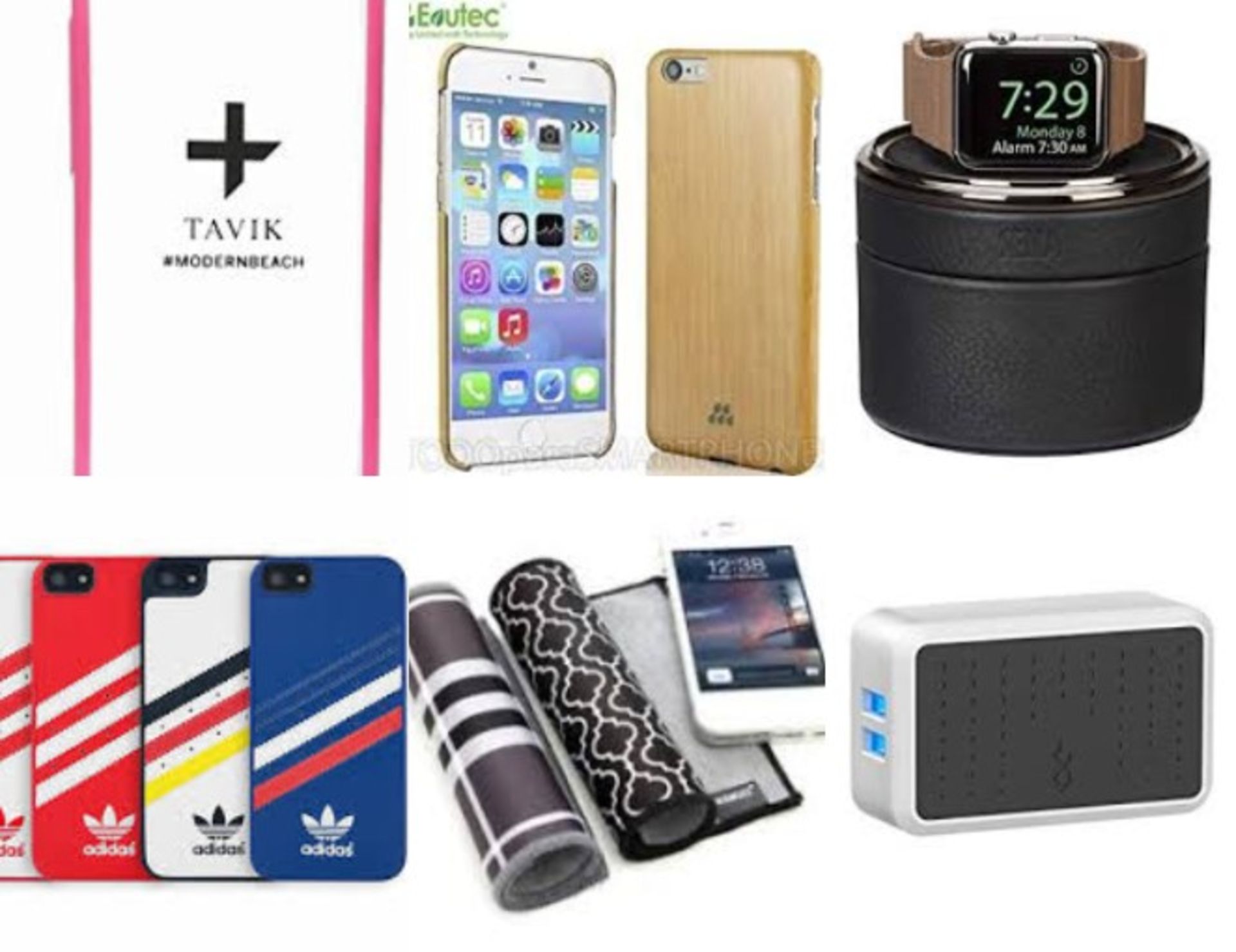 Lot to Contain 50 Assorted Brand New Apple Products and Accessories Perfect for Market Traders to