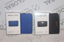 Lot to Contain 10 Assorted Michael Kors Large Multi Function Wallet with Phone Compartment