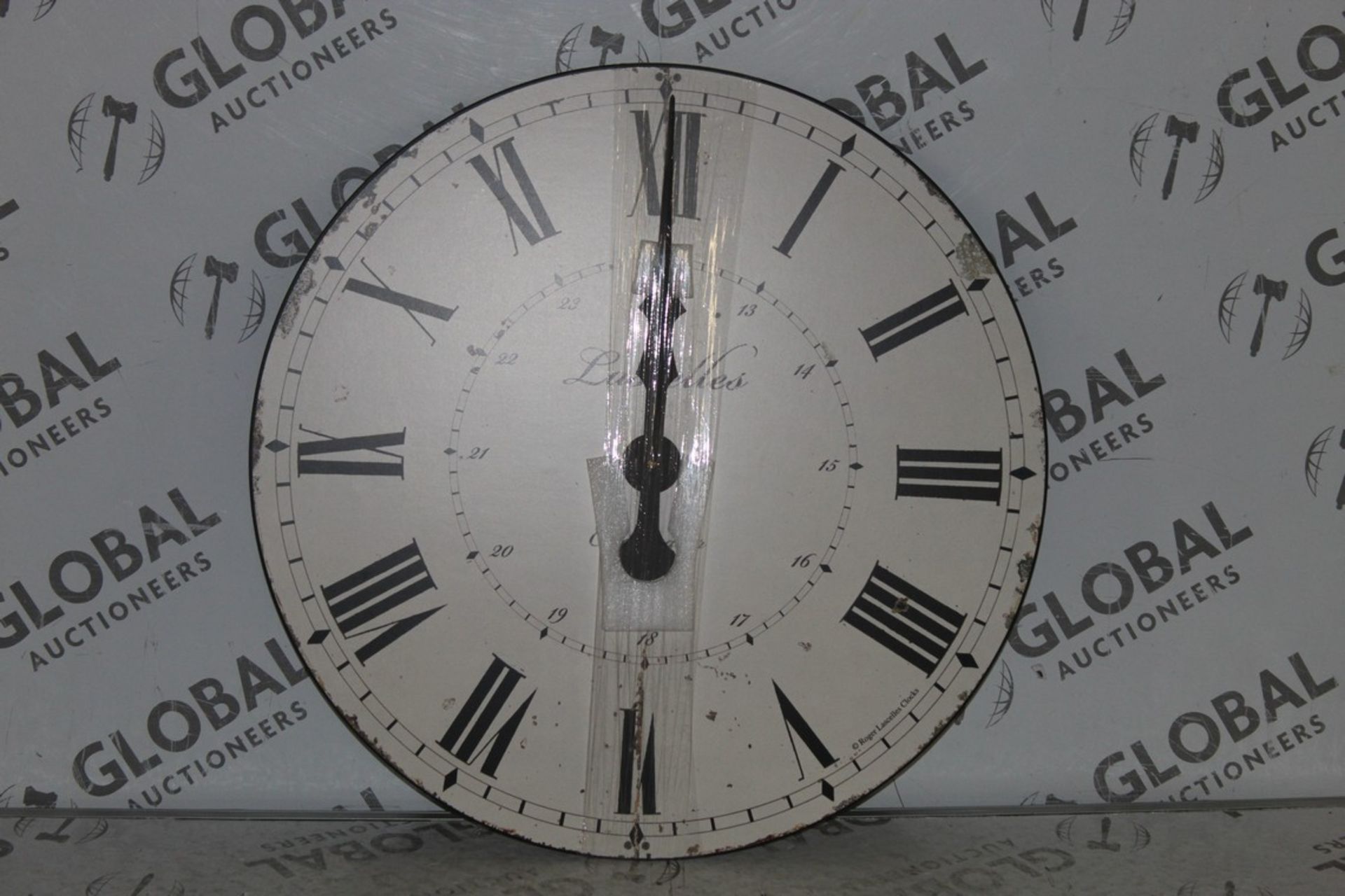 Boxed Lascelles Roman Numeral Wall Clock RRP £90 (14789) (Public Viewing and Appraisals Available)