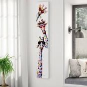 Large 25 x 150cm Tall Giraffes Canvas Wall Art Pictures RRP £150 (15165) (Public Viewing and