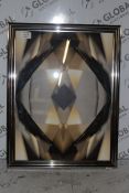 Framed Diamonds Are A Girls Best Friend Wall Art Picture RRP £55 (10871) (Public Viewing and