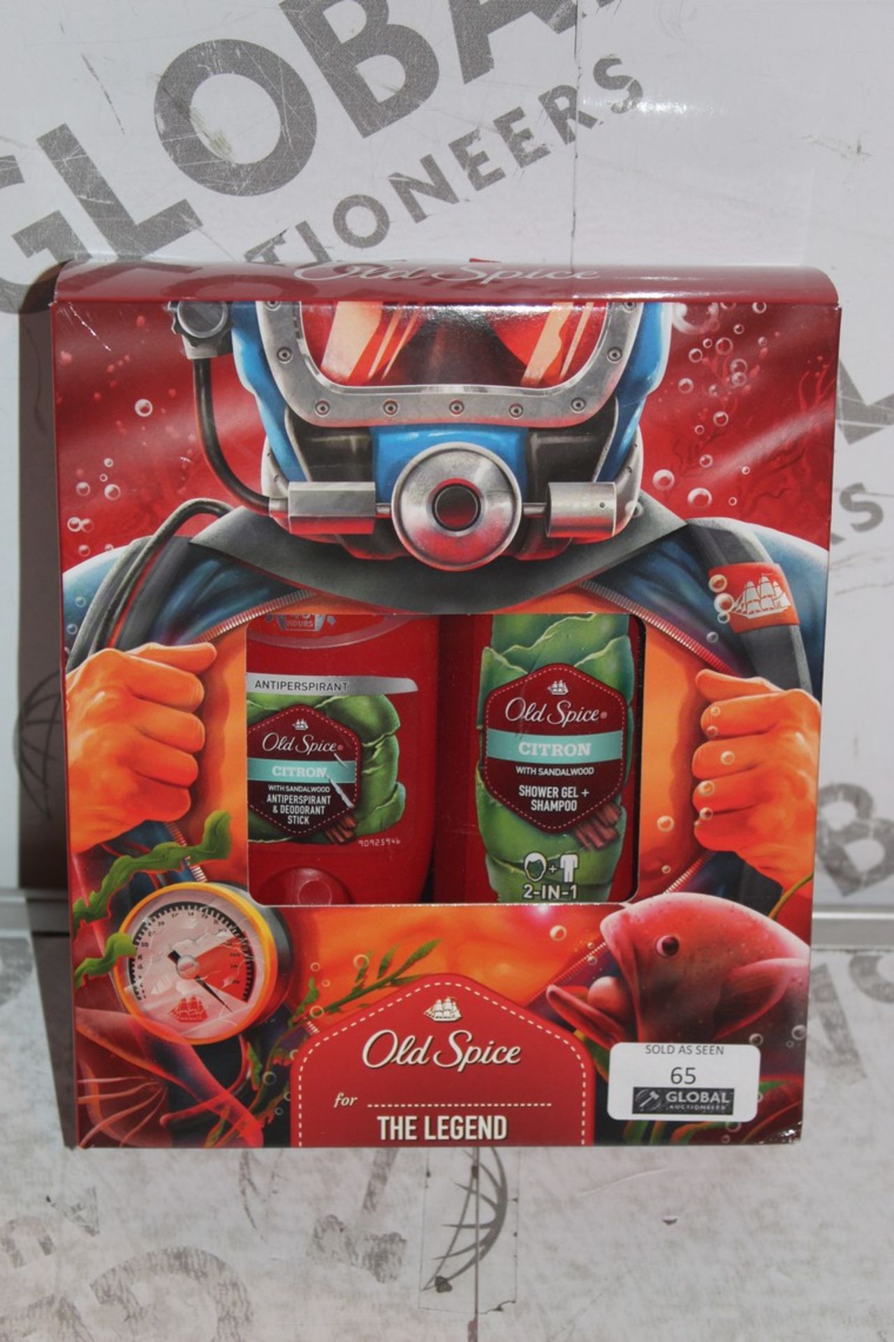 Lot to Contain 3 Brand New Old Spice Citron Gift Sets to Include Shower Gel and Shampoo and