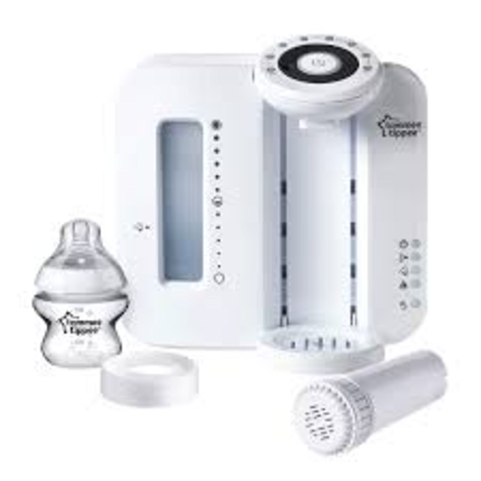 Boxed Tommee Tippee Closer to Nature Perfect Preparation Bottle Warming Station in White RRP £80 (