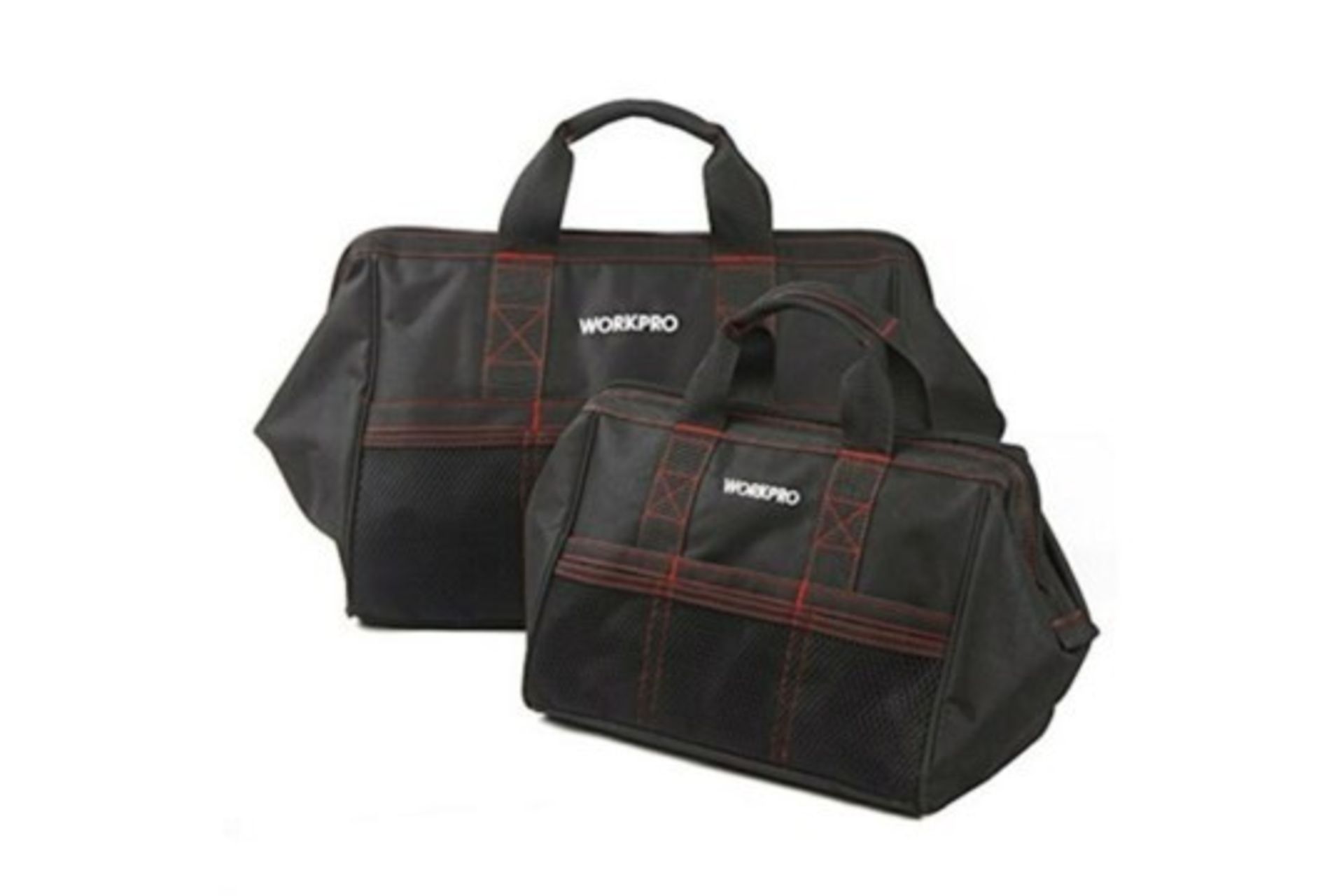 Lot to Contain 4 Workpro 2PC Combo Tool Bags Combined RRP £80 (W003500A)(Comes in 2 Boxes)