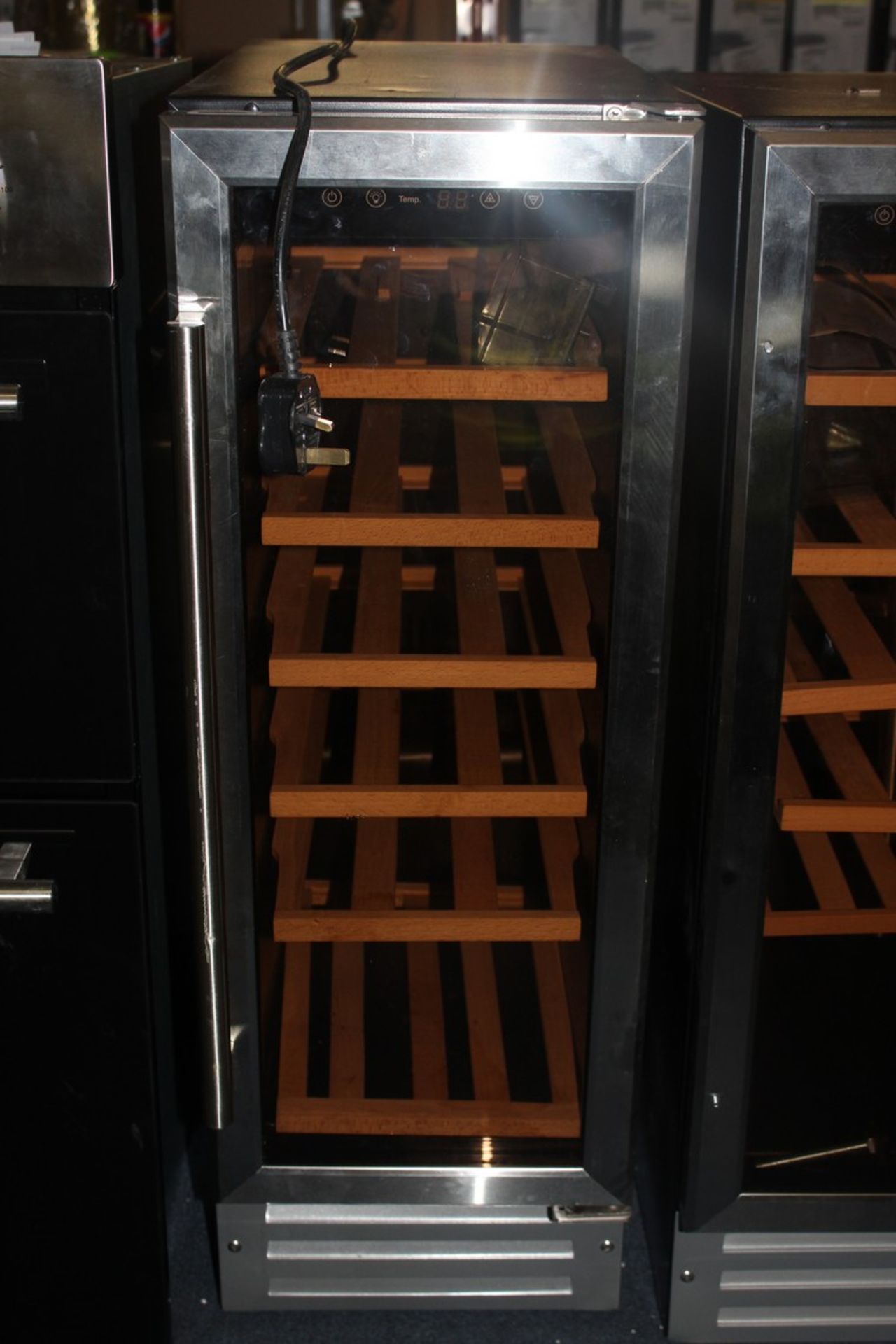 Unboxed Stainless Steel Slimline Wine Cooler (Public Viewing and Appraisals Available)