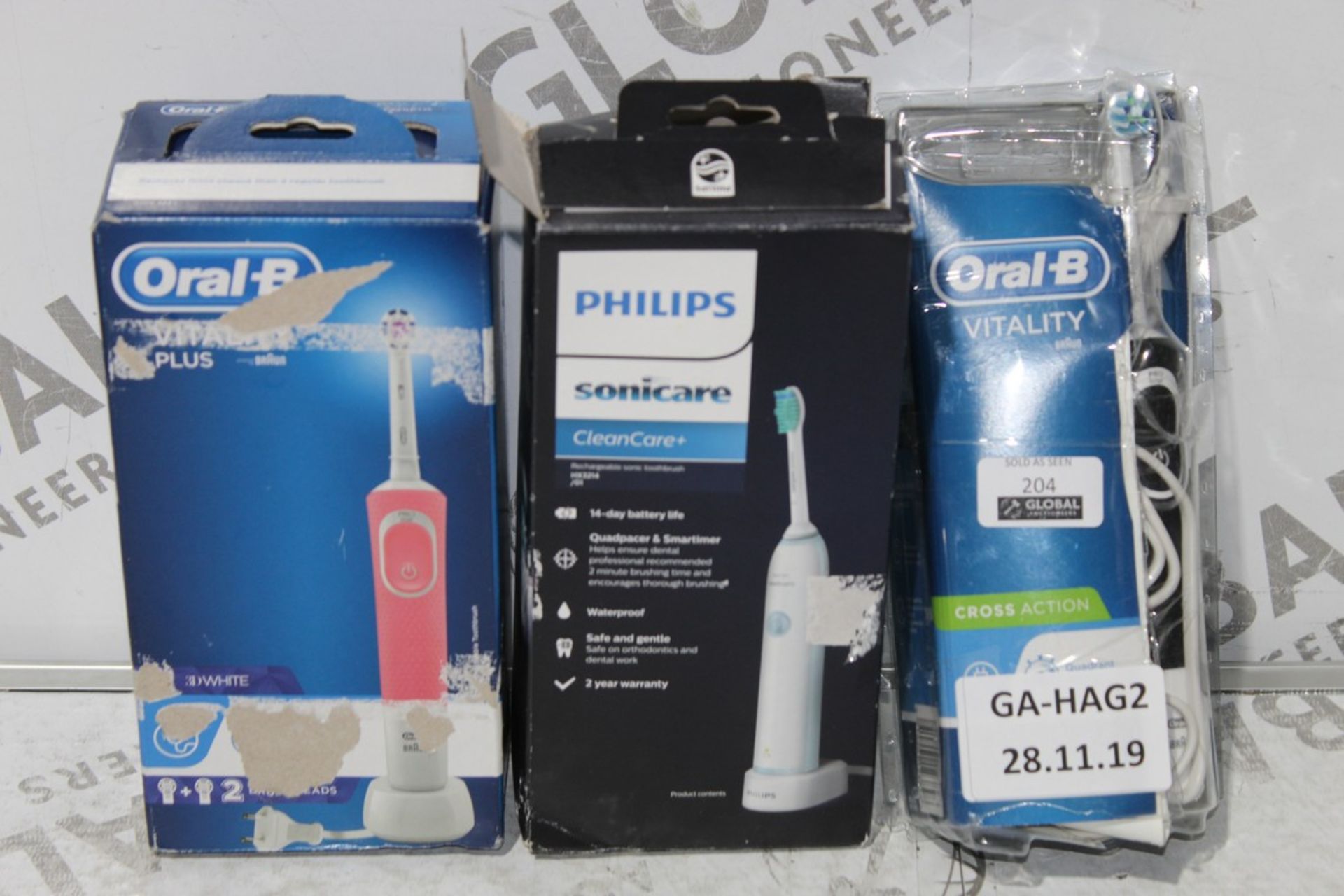 Assorted Items to Include Vitality Electric Toothbrushes, Phillips Electric Toothbrushes and Philips