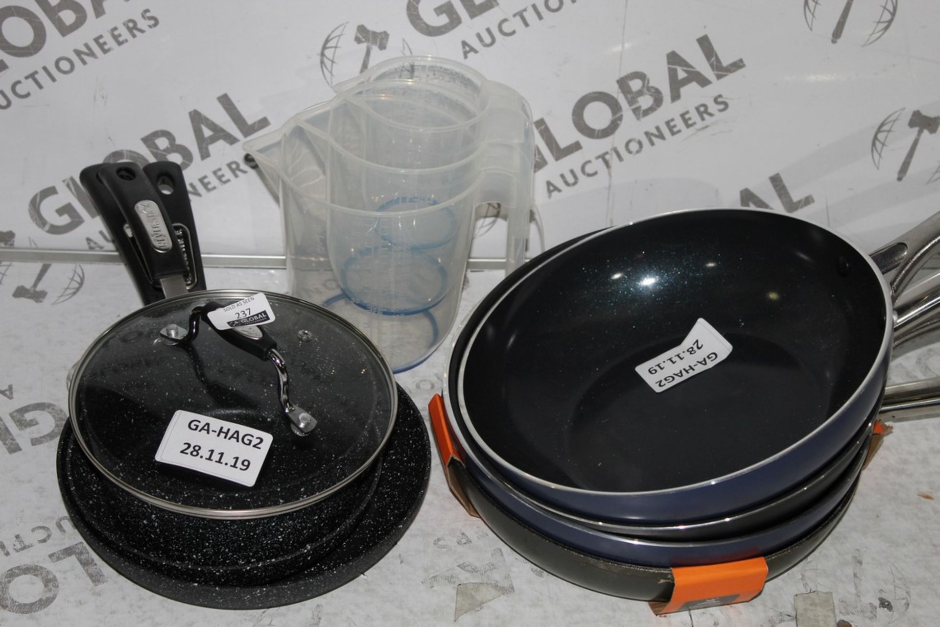 Assorted Woks, Frying Pans, Saucepans, Sauté Pans, Milk Jugs and Serving Bowls (Public Viewing and