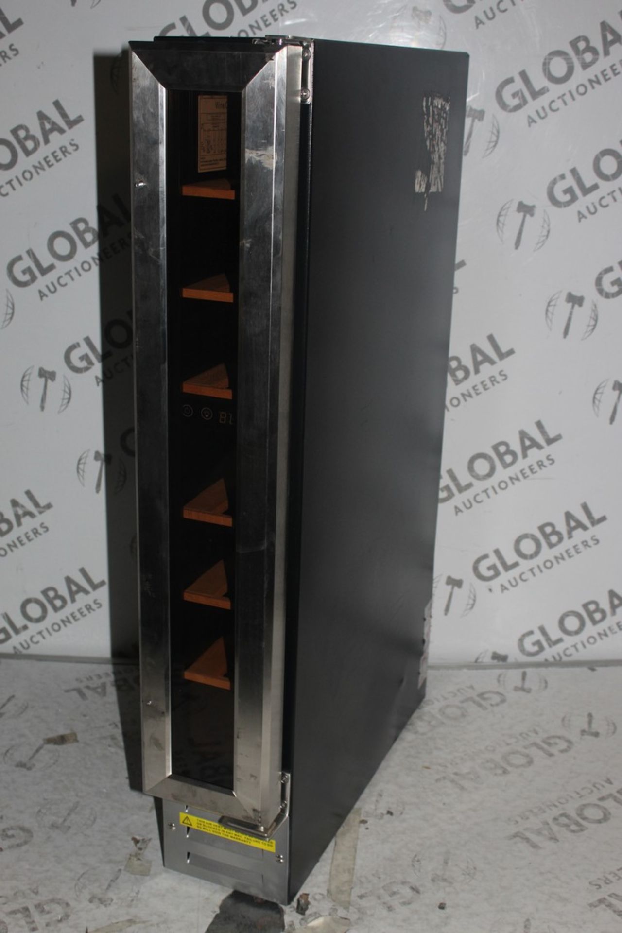 Stainless Steel Slimline Wine Cooler 6 Bottle (Public Viewing and Appraisals Available)