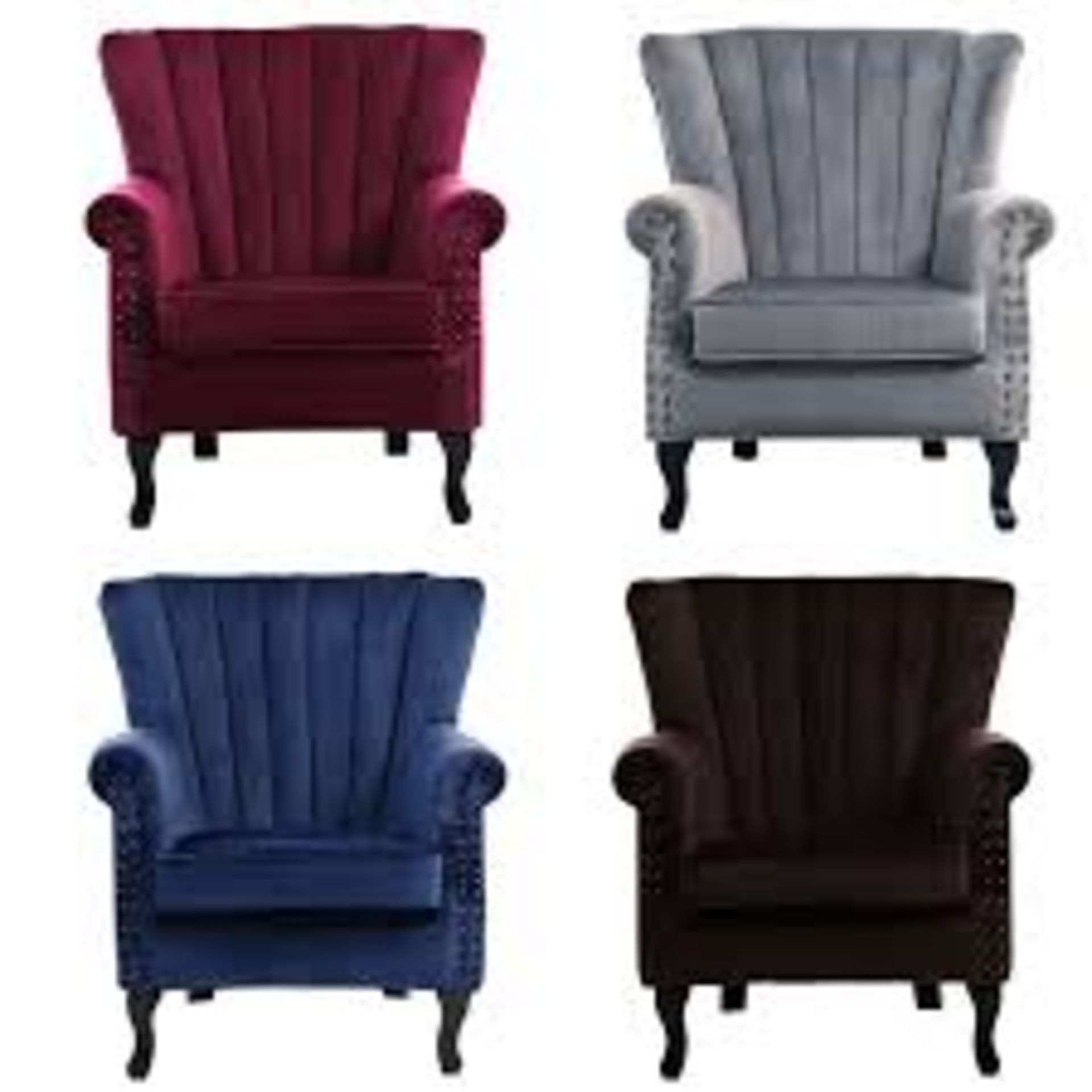 Boxed Warmie Homy Wing Back Single Sitting Room Arm Chair RRP £360 (16238) (Public Viewing and