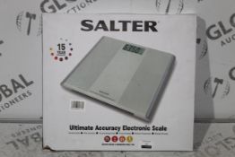 Boxed Pairs of Salter Ultimate Accuracy Electronic Scales RRP £30 Each (RET00643549)(ret00643548)(