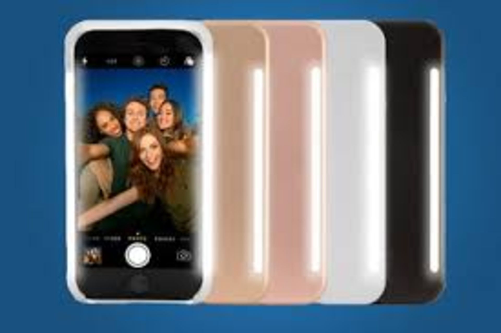 Assorted Lumee Duo Front and Back Professional Quality Lighting Phone Cases For The Perfect Selfie