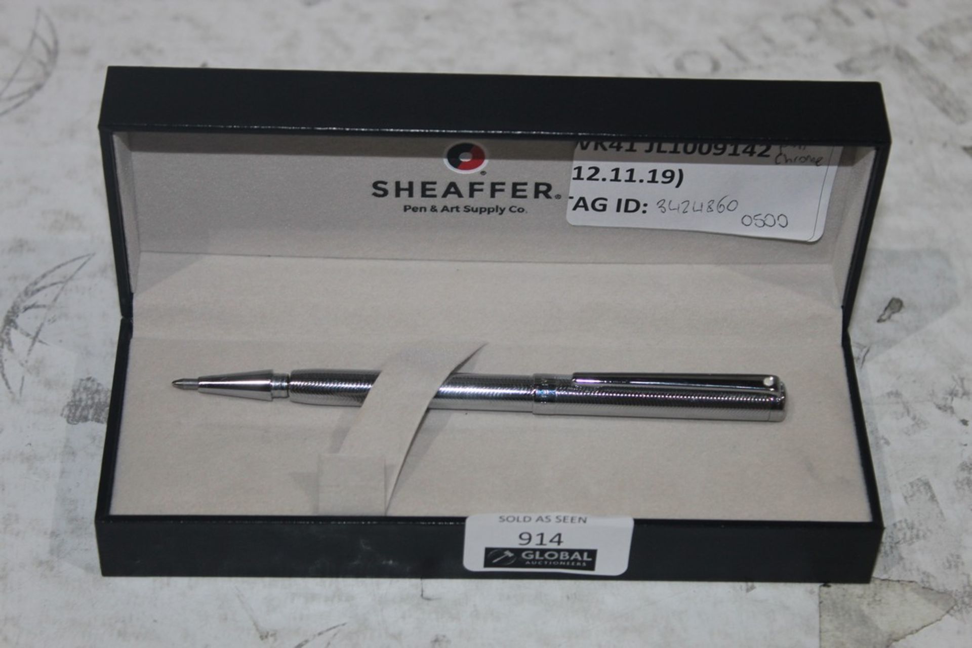 Boxed Sheaffer Intensity Ball Point Writing Pen in Chrome RRP £50 (3424860) (Public Viewing and