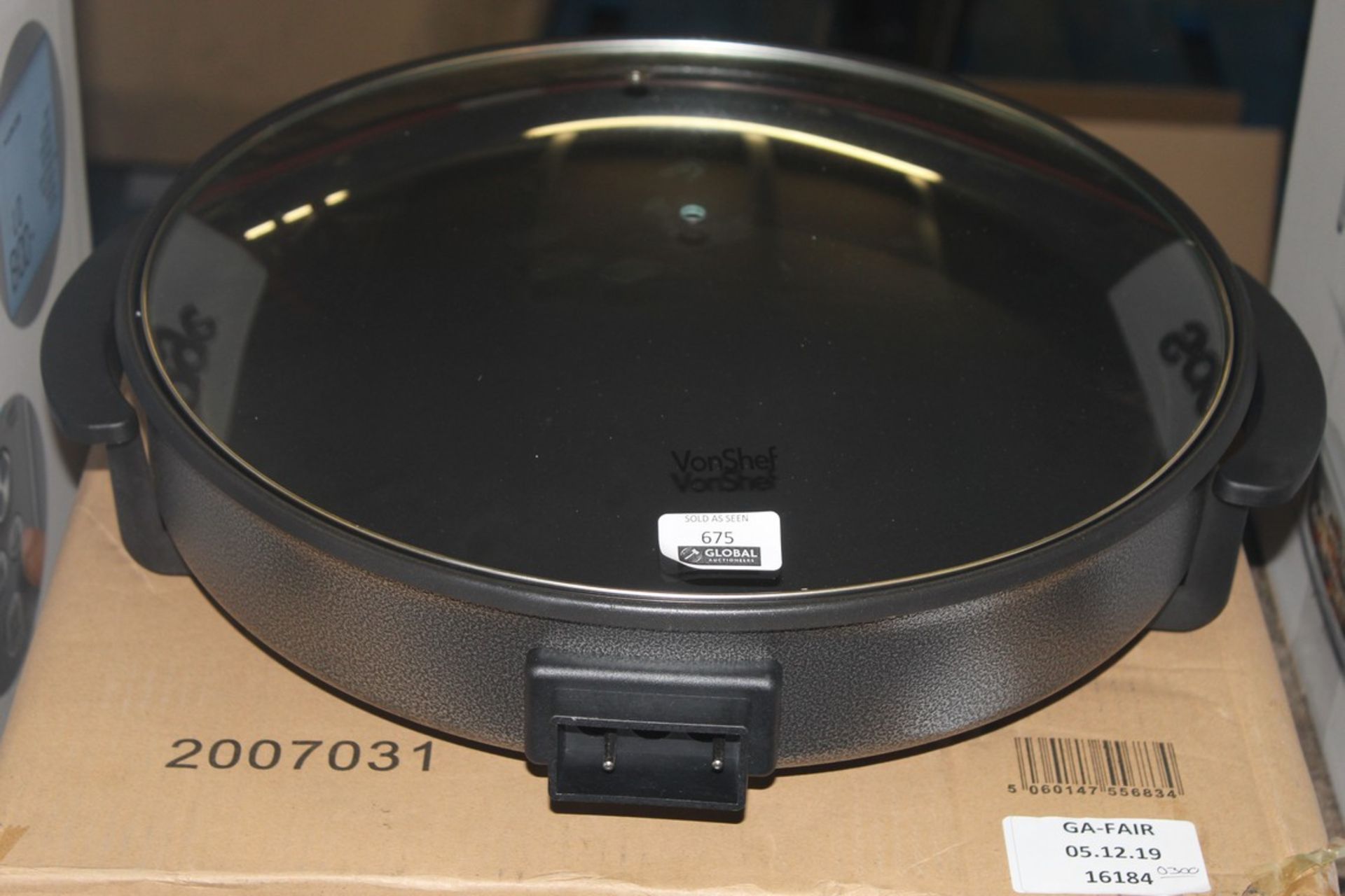 Boxed Vonshef Electric Paella Pan RRP £60 (16184) (Public Viewing and Appraisals Available)