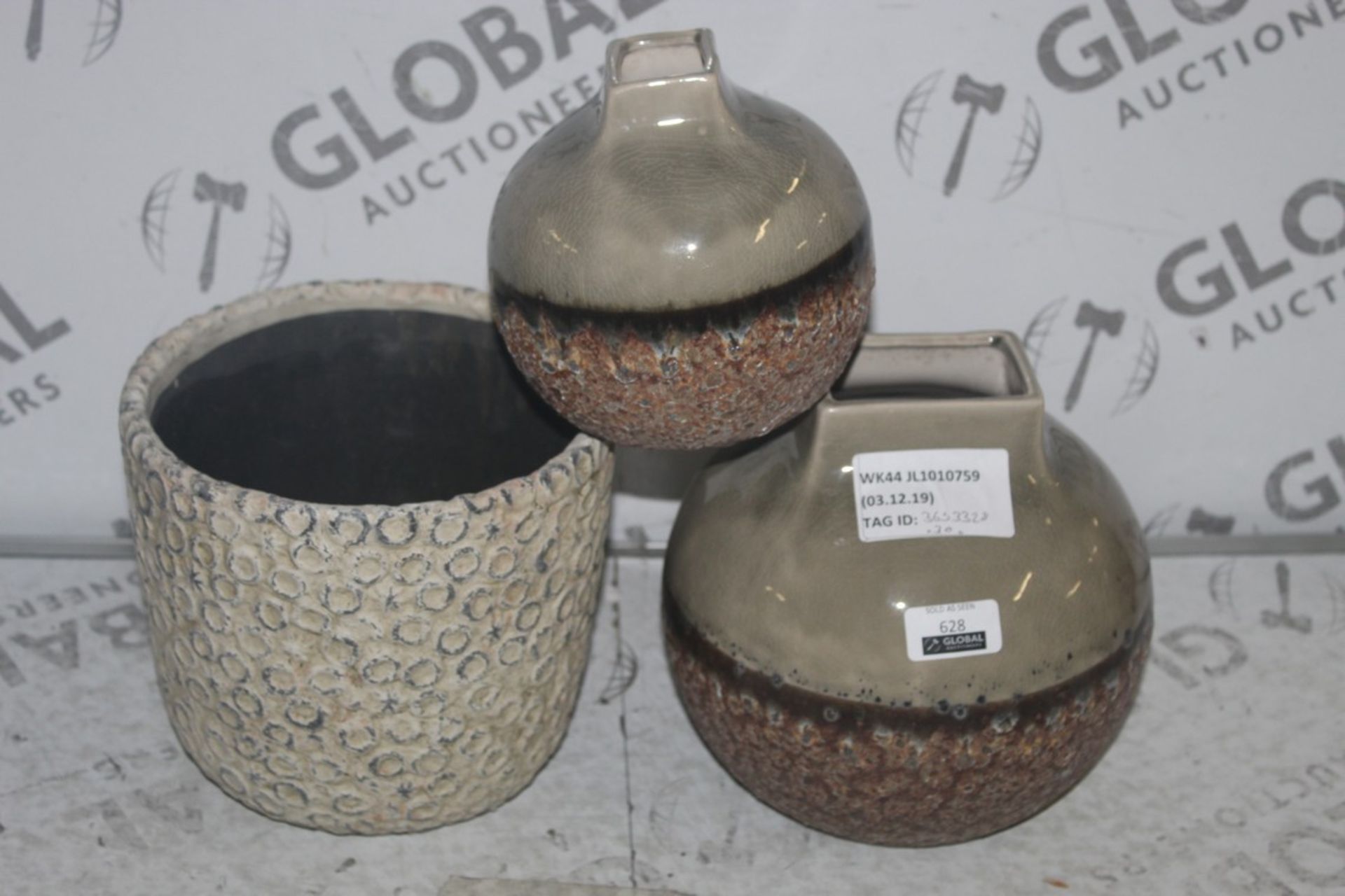 Assorted Serax and Broste By Copenhagen Vases and Planters RRP £20 - £30 Each (3653328)(3655978)(