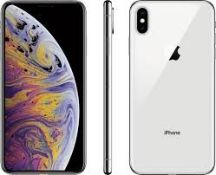 Apple iPhone Xs Max 64GB Silver Grade A - Perfect Working Condition RRP £982 (Fully refurbished