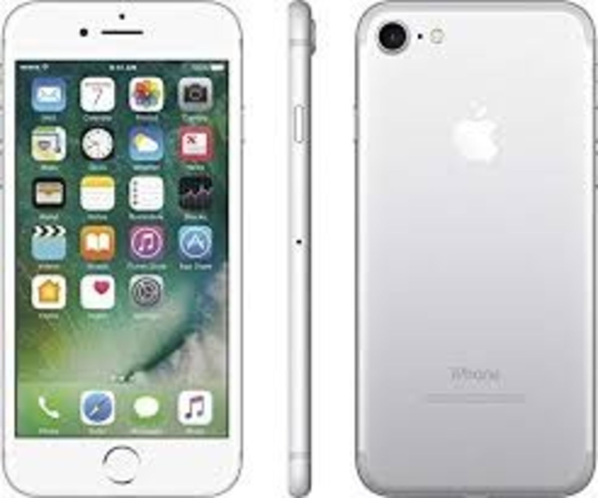 Apple iPhone 7 128GB Silver Grade A - Perfect Working Condition RRP £429 (Fully refurbished and