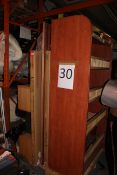 Pallet to Contain an Assortment of Items to Include Bread Storage Backs, Headboards and Bookcases (