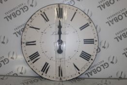 Boxed Roger Lascelles Round Roman Numeral Wall Clock RRP £50 (14789) (Public Viewing and