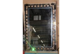 Boxed Designer AMD901 Rectangular Wall Hanging Mirror RRP £200