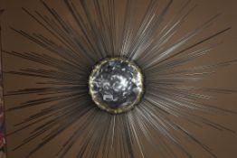 Metal Textured Wall Art 3D Burst Wall Art Piece RRP £120 (10871) (Public Viewing and Appraisals