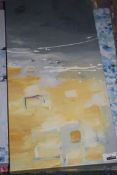 Lot to Contain 3 Assorted Abstract Art Canvas Wall Art Pictures Combined RRP £100 (14789) (Public